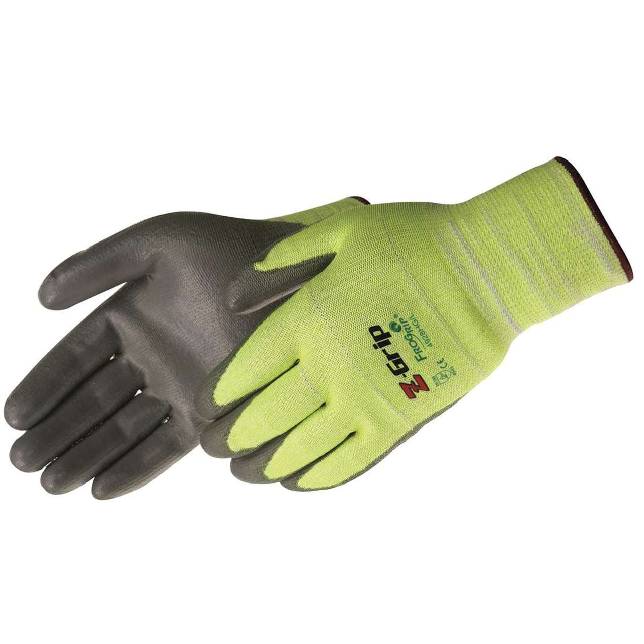 FroGrip Z-Grip 4928HG Hi-vis Green A4 Cut Polyurethane Coated