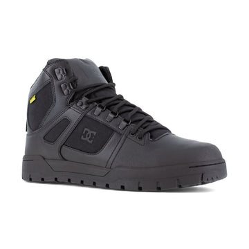 DC Work Crew Men's Pure Work Met Guard Composite Toe Safety Shoes, DC60604, Black