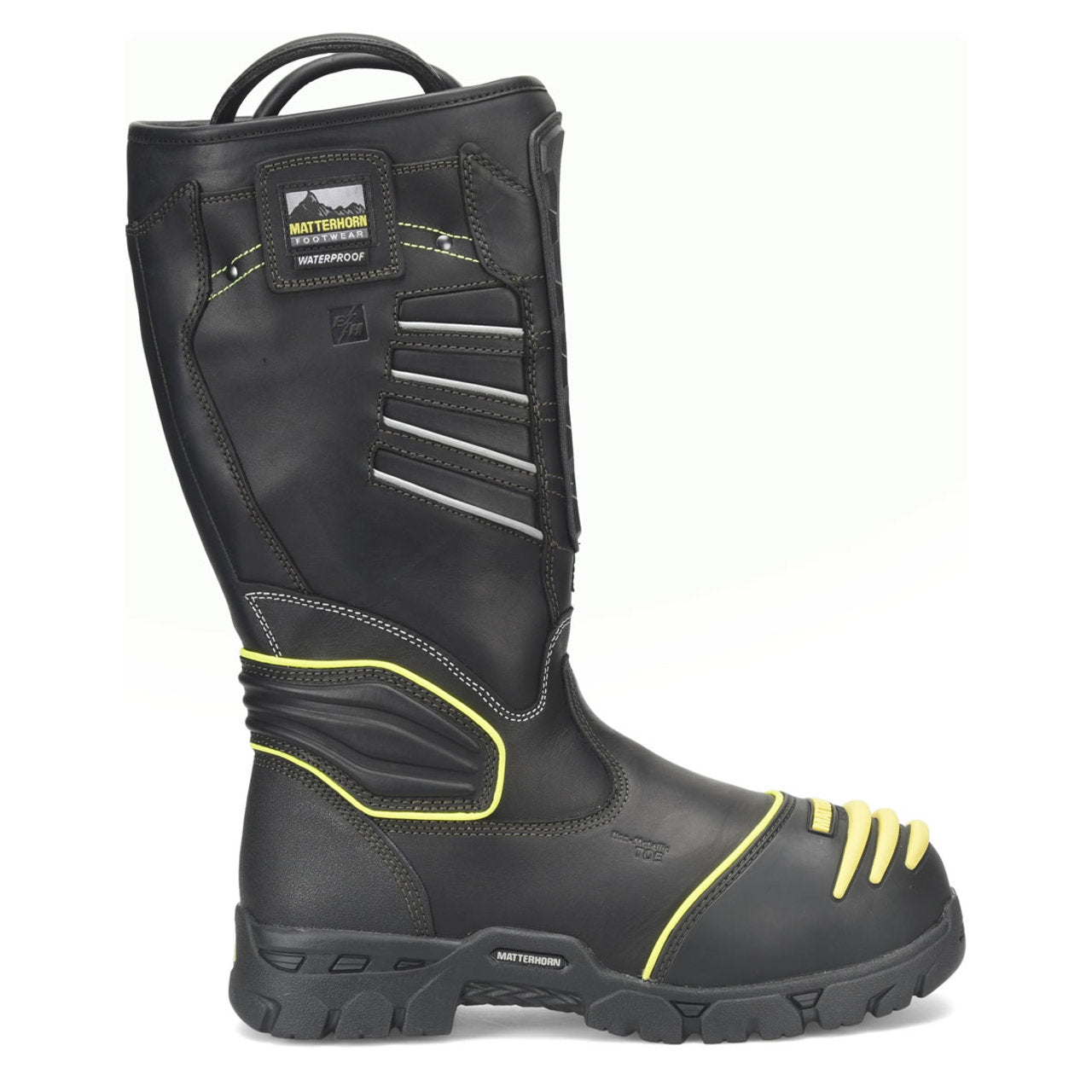 Matterhorn Men's Muckmen 15" Waterproof EH Met-Guard Composite Toe Boots, MTC703, Black