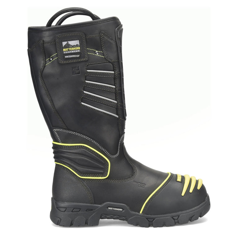 Matterhorn Men's Muckmen 15" Waterproof EH Met-Guard Composite Toe Boots, MTC703, Black