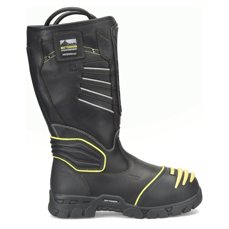 Matterhorn Men's Muckmen 15" Waterproof EH Met-Guard Composite Toe Boots, MTC703, Black