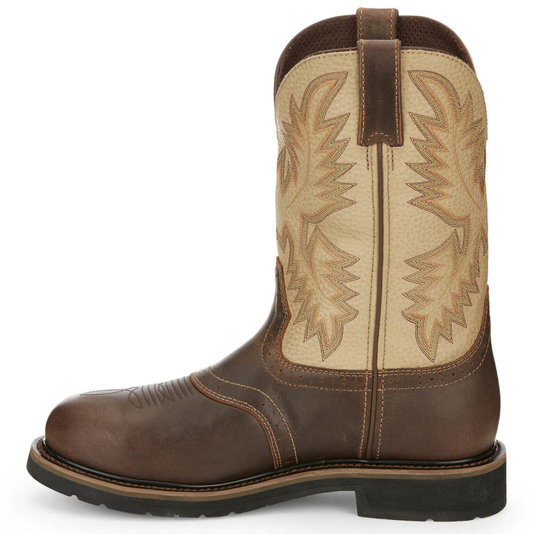 Justin Men's Superintendent 11" EH Steel Toe Boots, SE4661, Brown