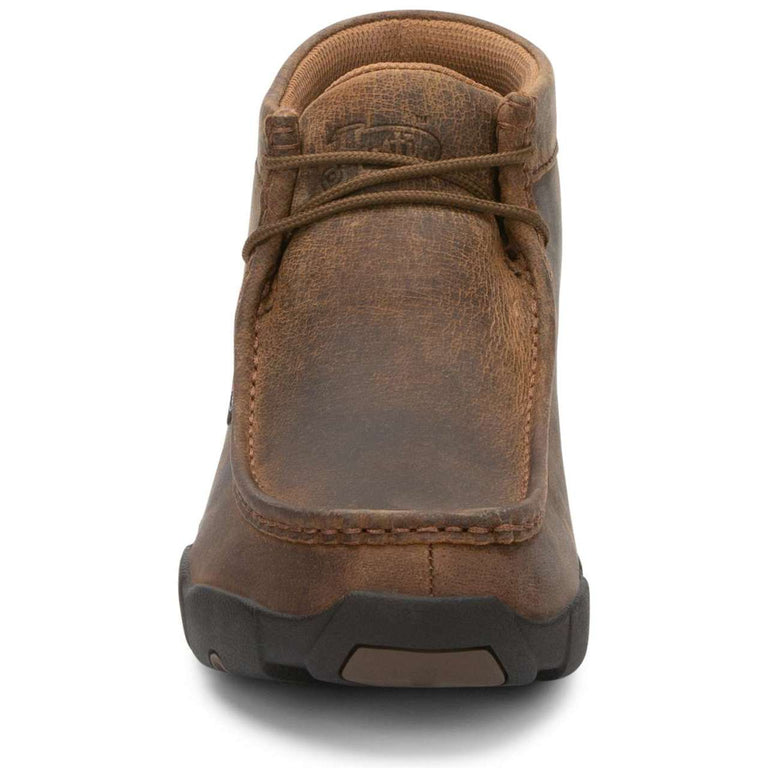 Justin Men's Cappie 4" EH Soft Toe Shoes, 232, Brown