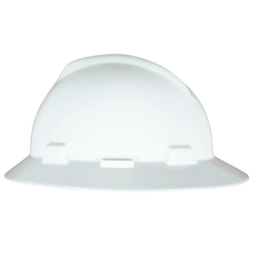 MSA V-Gard Green Full Brim Hard Hat