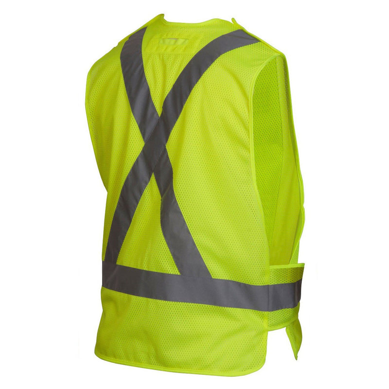 Pyramex RCA25 Type R Class 2 Hi-Vis Breakaway Safety Vest with X-Back