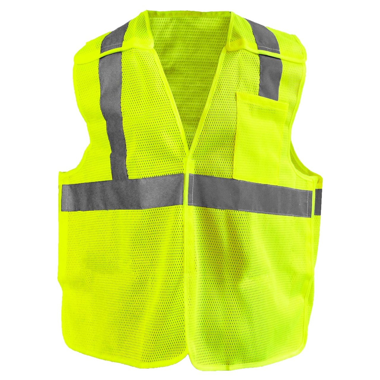 OccuNomix Type R Class 2 Hi-Vis Sustainable Break-Away Mesh Safety Vest, LUX-RY2MB