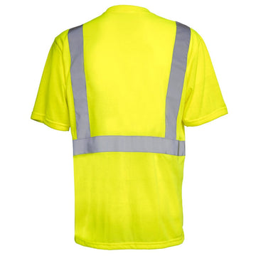 Rugged Blue Type R Class 2 Hi-Vis Black Bottom Short Sleeve T-Shirt