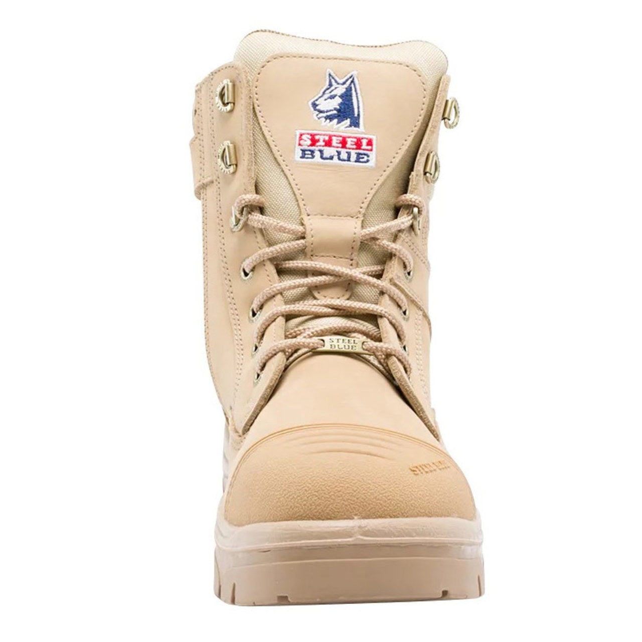 Steel Blue Men's Southern Cross Zip Scuff 8" EH Steel Toe Boots, 812961, Sand