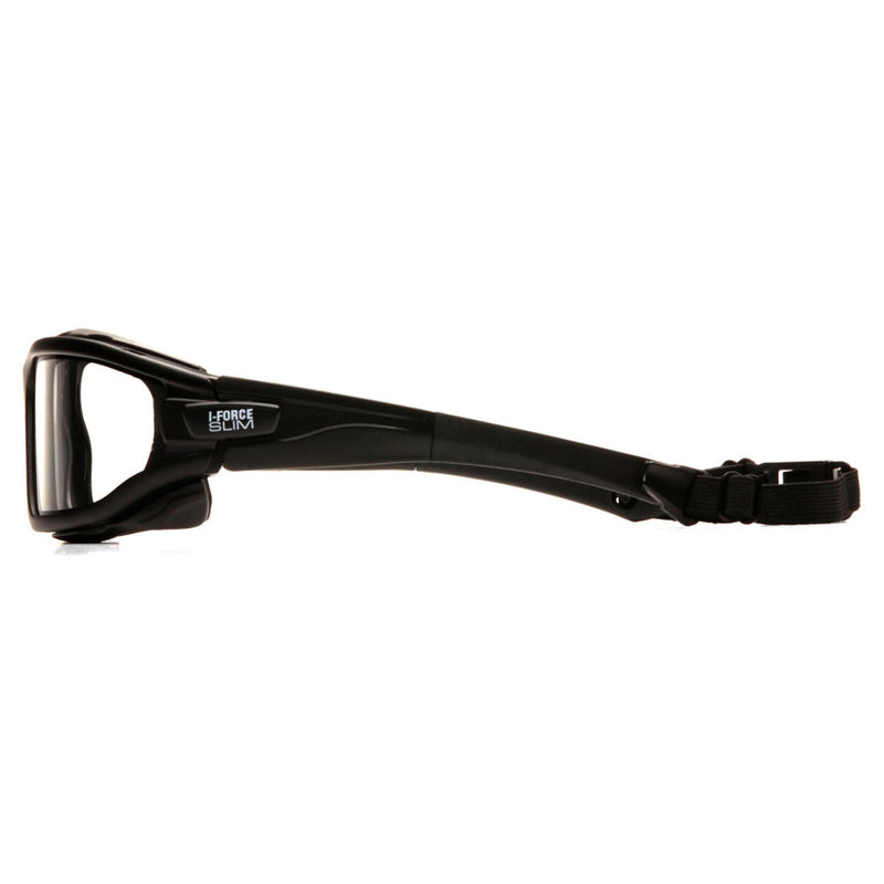 pyramex i force sporty dual pane anti fog goggle Pyramex SB7010SDNT I-Force Slim Safety Glasses - Black Frame