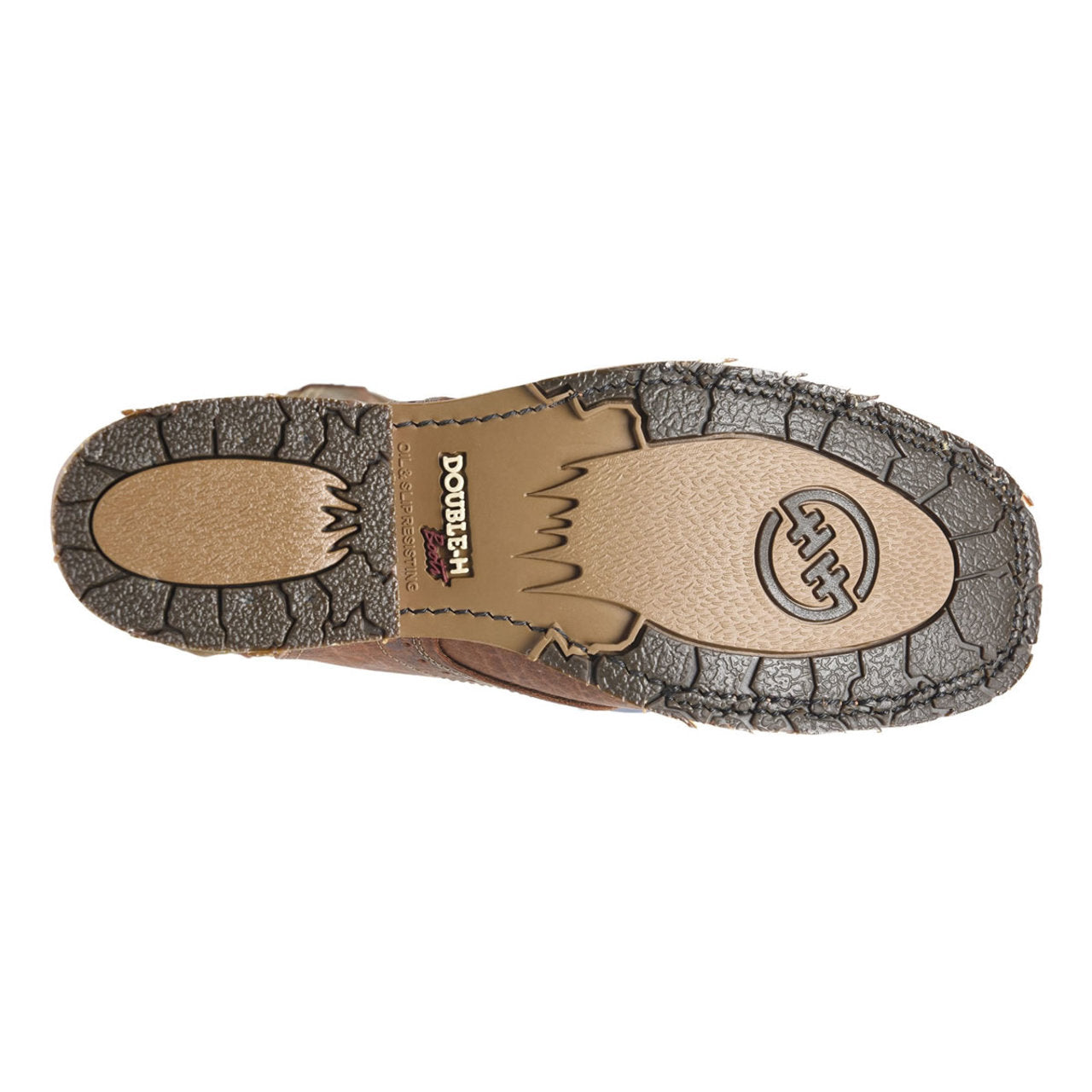 Double-H Boots Men's Dalton 11" Roper Soft Toe Boots, DH4655, Brown