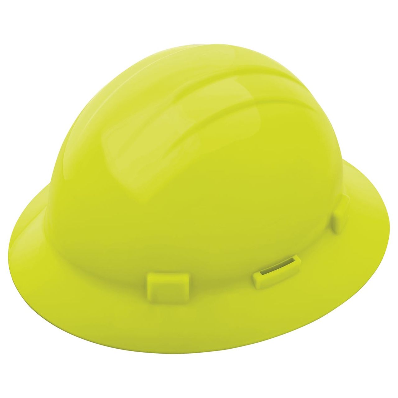 Delta Plus Americana Full Brim Slotted Hard Hat, 4-Point Ratchet Suspension