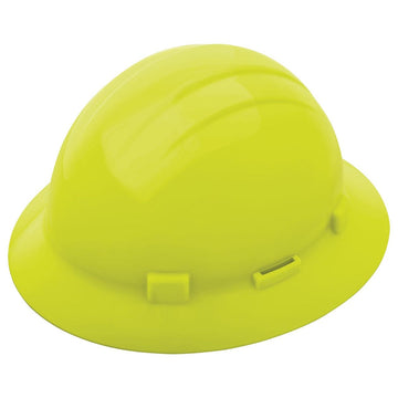 Delta Plus Americana Full Brim Slotted Hard Hat, 4-Point Ratchet Suspension