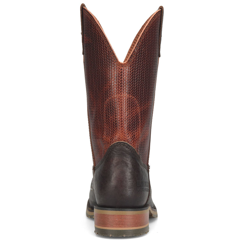 Double-H Men's Baler 10" Roper Soft Toe Boots, DH4654, Brown