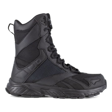Reebok Men's Hyperium Tactical 8" EH Soft Toe Trail Running Tactical Boots, Black -RB6655