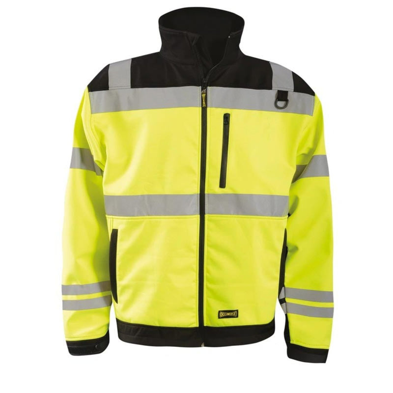 OccuNomix Type R Class 3 Hi-Vis 3 Season Soft Shell Jacket, LUX-M6JKT