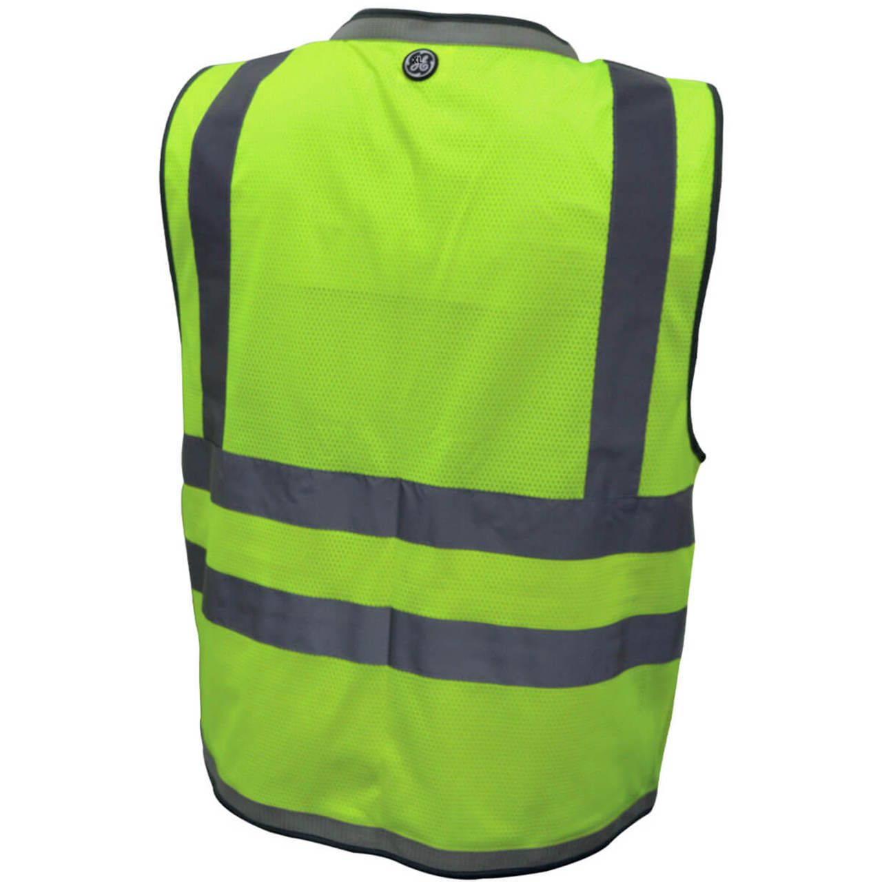 General Electric Type R Class 2 Hi-Vis Heavy Duty Surveyor Safety Vest, Hi-Vis Green, GV088