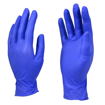 DASH GloveUP Nitrile Exam Grade Disposable Gloves, Cobalt Blue, 3.1 mil, Box of 300