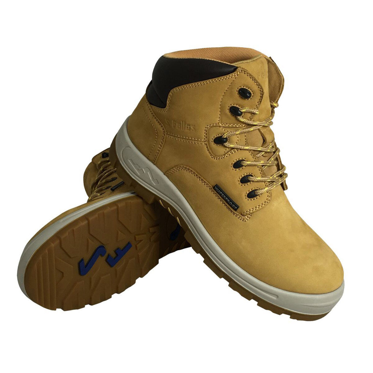 Genuine Grip Men's S Fellas Wheat Poseidon Composite Toe WP Work Boots - 6052