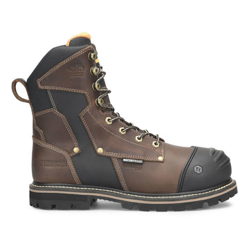 Matterhorn Men's 8" I-BEAM Waterproof EH Met-Guard Composite Toe Boots, MT2548, Brown