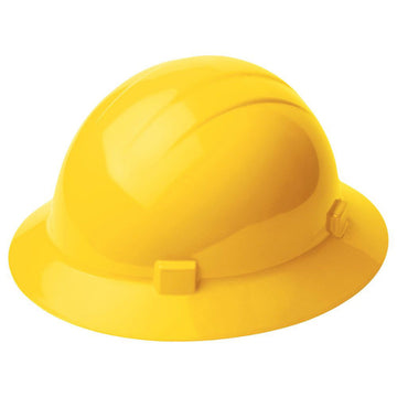 Delta Plus Americana Heat Full Brim Hard Hat, 4-Point Ratchet Suspension