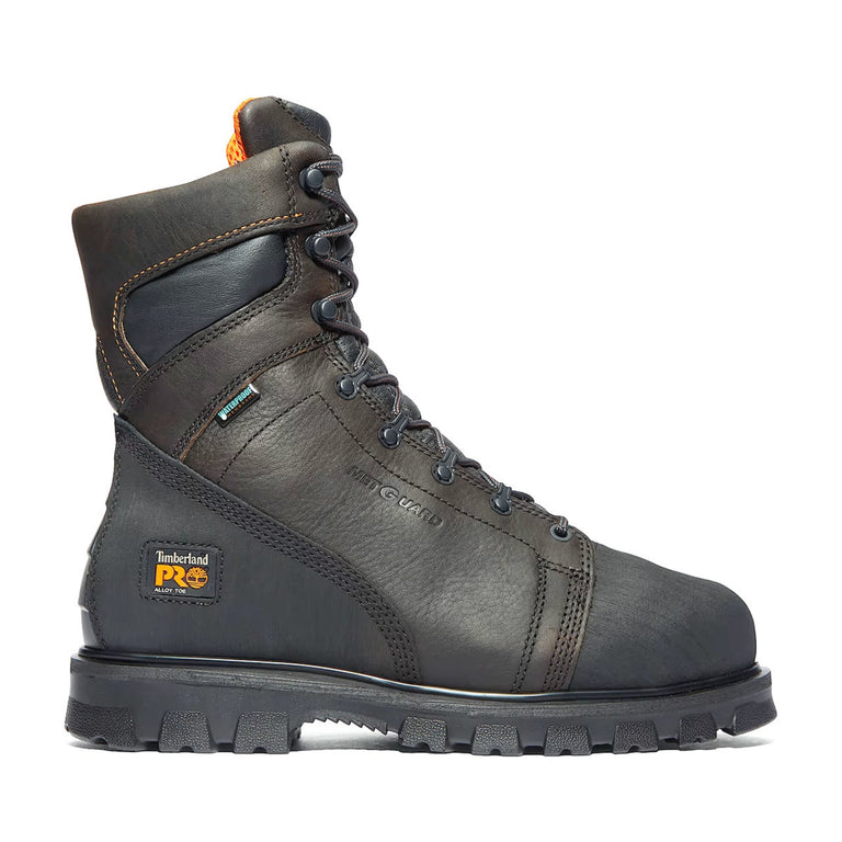 Timberland PRO Men’s 10.5M Waterproof Alloy Toe Met Guard Work Boots Black Brown Men main image 4