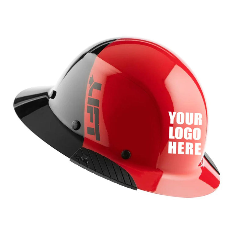Custom LIFT DAX Full Brim FRP Hard Hat