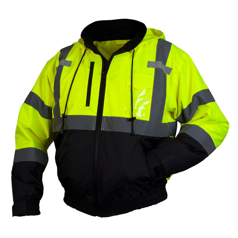 Custom Pyramex RJ31 Type R Class 3 Hi-Vis Waterproof Fleece Lined Jacket