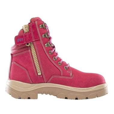 Steel Blue Ladies Southern Cross 6" EH Steel Toe Boots, 812861W, Pink