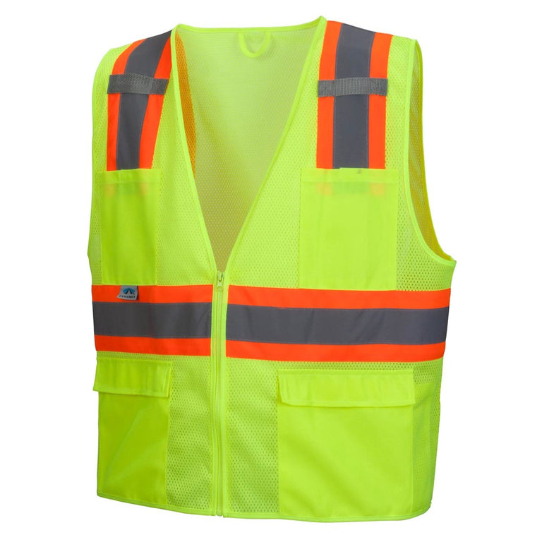 Custom Pyramex RVZ23 Type R Class 2 Two-Tone Mesh Safety Vest