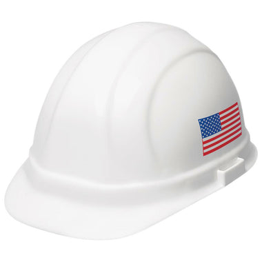 Delta Plus Omega II Cap Style Hard Hat, 6-Point Mega Ratchet Suspension, 19950, White