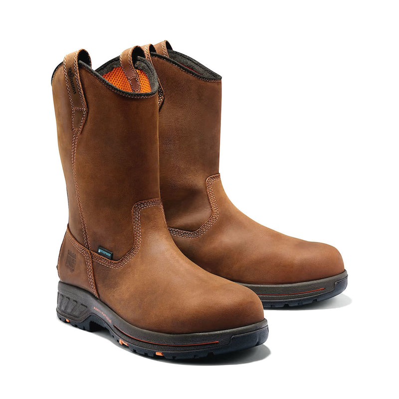Timberland PRO Men's Helix HD Pull On Waterproof EH Composite Toe Work Boots, TB1A1XFX2141, view 2 of 6