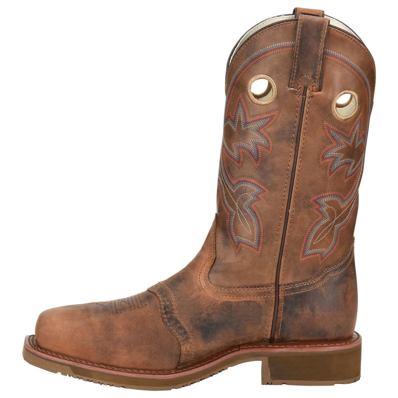 Double-H Men's Antonio 12" Roper Composite Toe Boots, DH6134, Brown