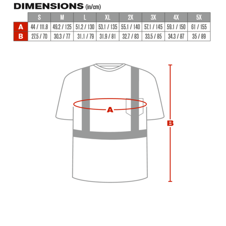 High-Vis Type R Class 2 Short Sleeve T-Shirt - 312-1200
