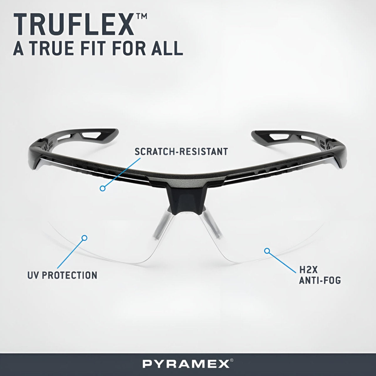 Pyramex TruFlex Safety Glasses
