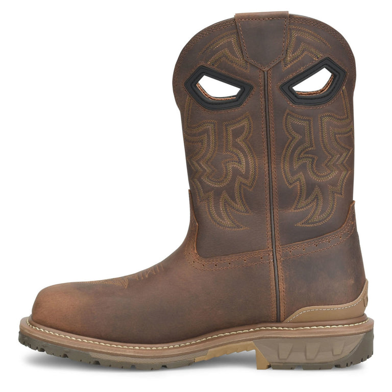 Phantom Rider Men's Stanton 11" Waterproof EH Composite Toe Boots, PH5010, Brown
