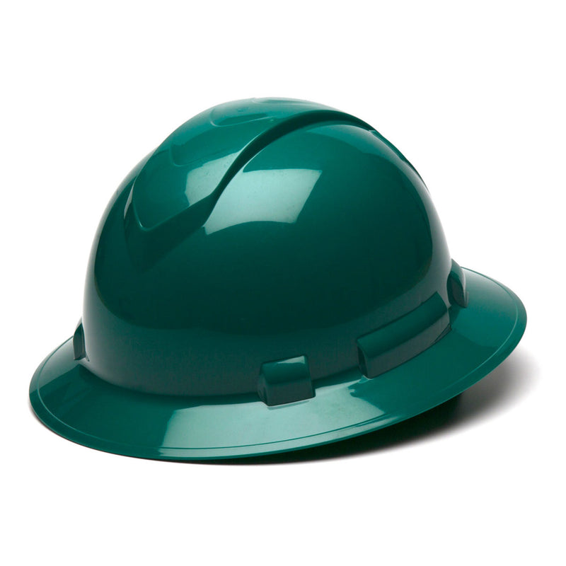 Pyramex Ridgeline Full Brim Hard Hat 4-Point Ratchet Suspension