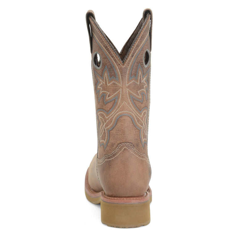 Double-H Women's Haddie 11" Roper EH Composite Toe Boots, DH2411, Brown
