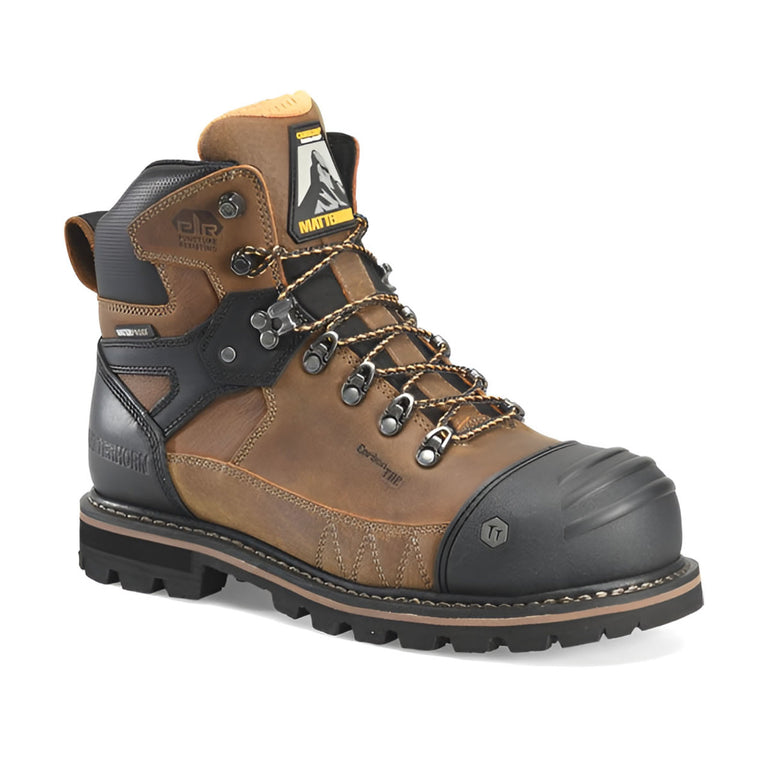 Matterhorn Men's I-BEAM 6" Hiker Waterproof EH Composite Toe Boots, MT2579, Brown