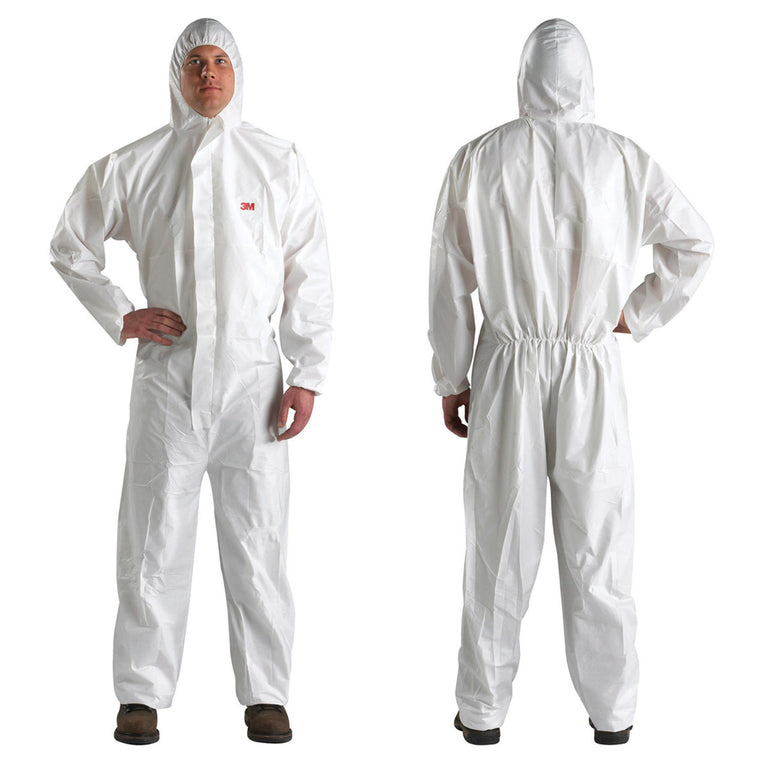 3M 4510 Disposable Protective Coveralls, White