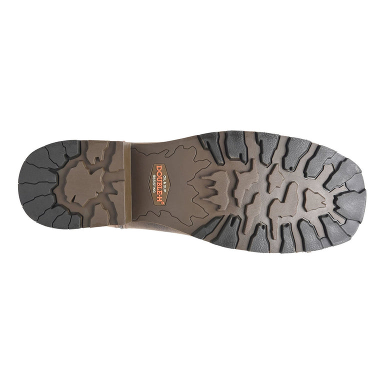 Double-H Men's Abner 12" Roper Waterproof EH Composite Toe Boots, DH5353, Brown