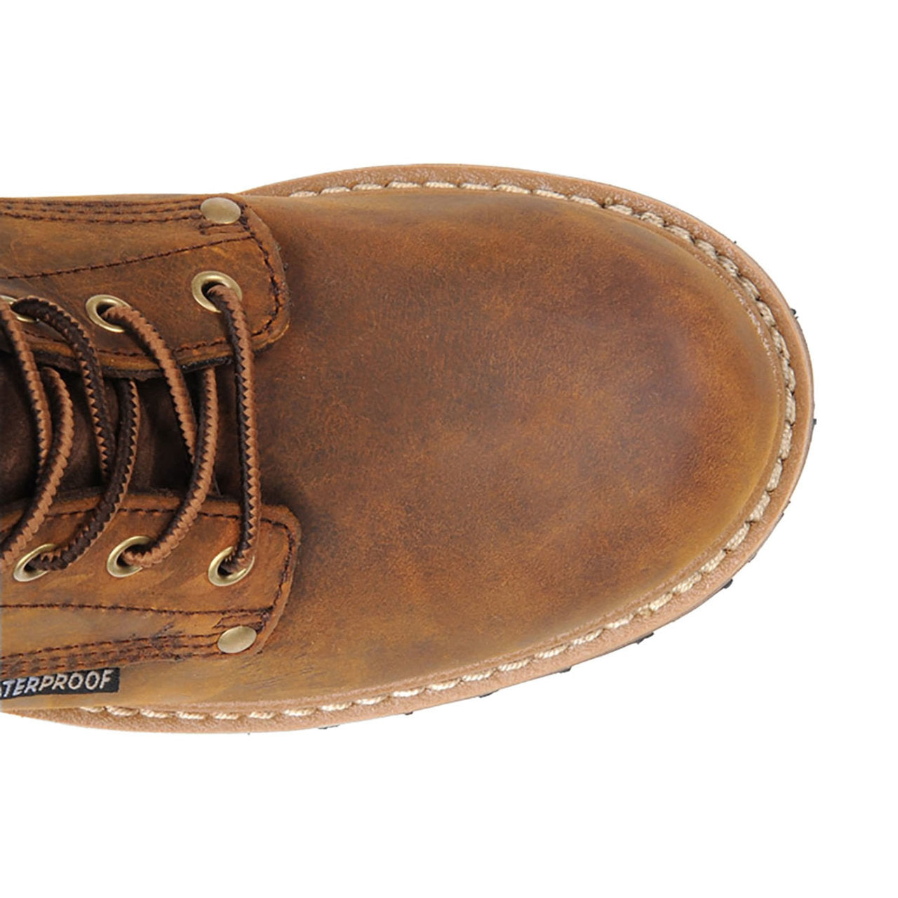 Carolina Men's Elm 8" Loggers Waterproof EH Soft Toe Boots, CA8821, Copper Crazy Horse