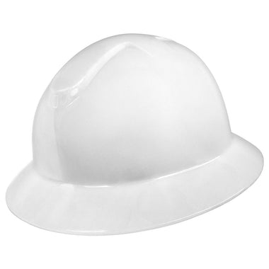 Custom Rugged Blue Defender Full Brim Hard Hat, 6-Point Ratchet Suspension, RBH300