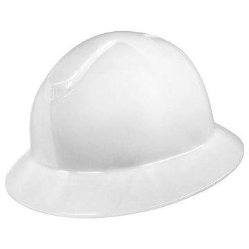 Rugged Blue Defender Full Brim Hard Hat, 6-Point Ratchet Suspension, RBH300