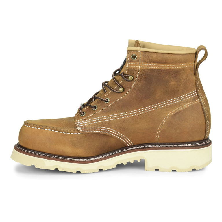 Carolina Men's Ferric USA 6" EH Steel Toe Boots, CA7514, Tan