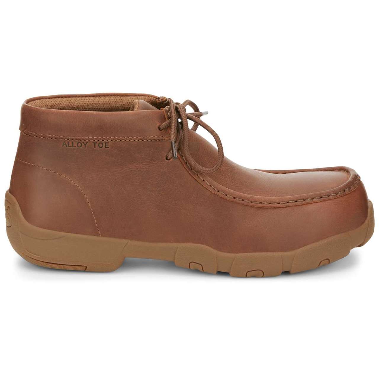 Justin Men's Cappie 4" EH Alloy Toe Shoes, SE242, Tan