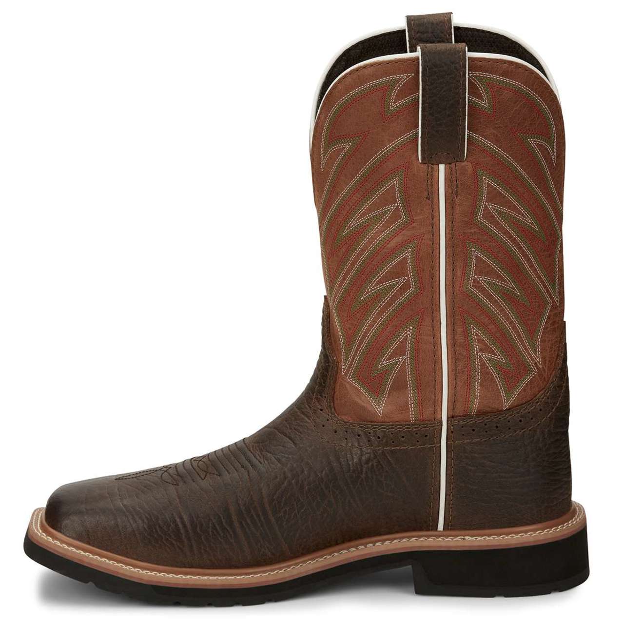 Justin Men's Electrician 11" EH Steel Toe Boots, SE4561, Brown