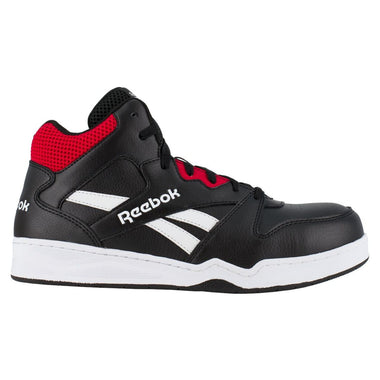 ReeReebok Men's Work EH Composite Toe Sneakers, Black/Red, RB4132
