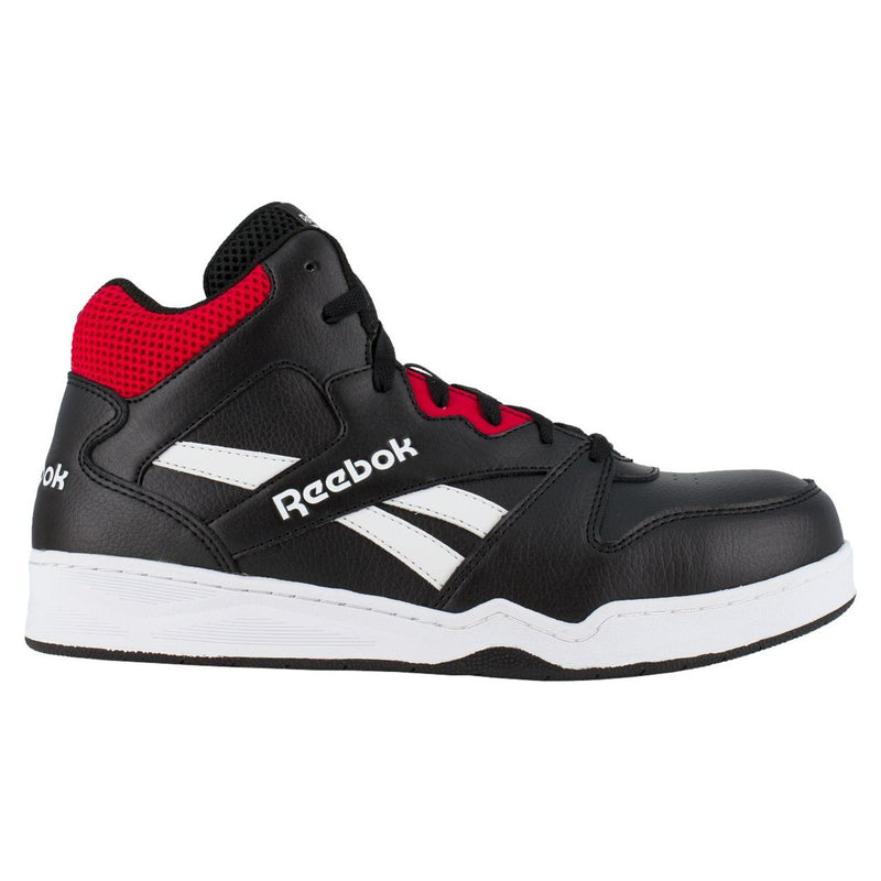 ReeReebok Men's Work EH Composite Toe Sneakers, Black/Red, RB4132