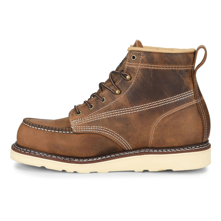 Carolina Men's AMP 6" USA EH Steel Toe Boots, CA7811, Tan