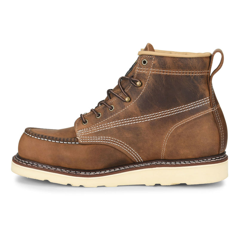 Carolina Men's AMP 6" USA EH Steel Toe Boots, CA7811, Tan